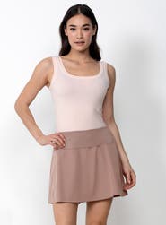 Single Stitch Pleated Skort