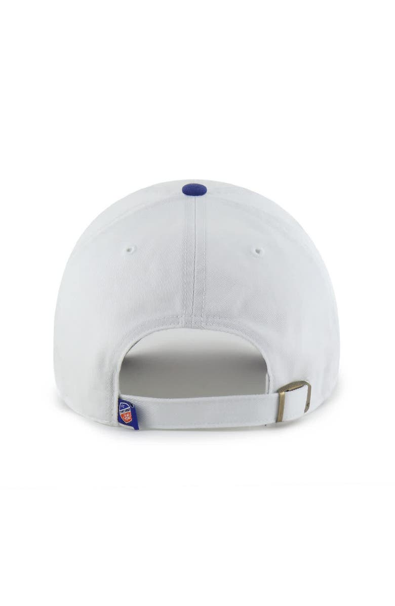 '47 Men's '47  White FC Cincinnati Two-Tone Clean Up Adjustable Hat, Alternate, color, White