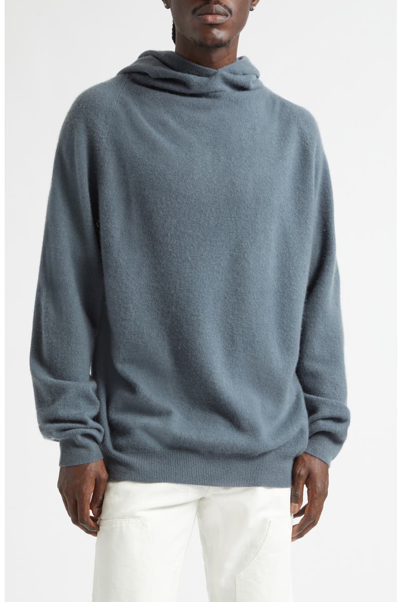 Hooded Cashmere Sweater, Main, color, GARGOYLE