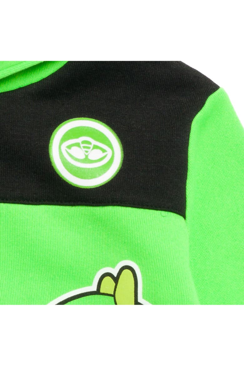 Half Zip Hoodie, Alternate, color, Gekko Green Black