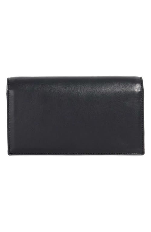 Dune London Sapphired Faux Leather Clutch In Black