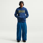 Nike Men's Nike Blue Brazil National Team Club Hoodie