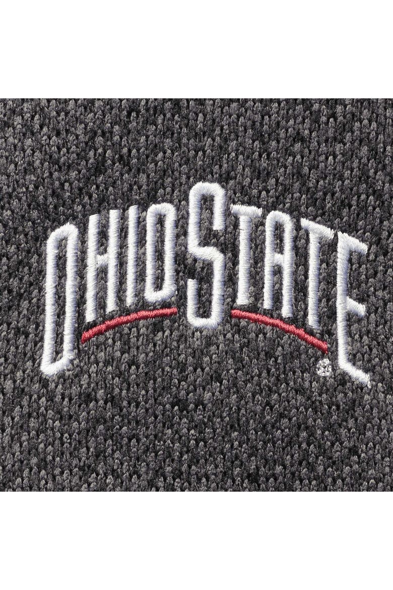 Women's Columbia Black Ohio State Buckeyes Darling Days Raglan Fleece Pullover Hoodie, Alternate, color, Black