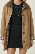 Modenaire Reversible Plaid Jacket