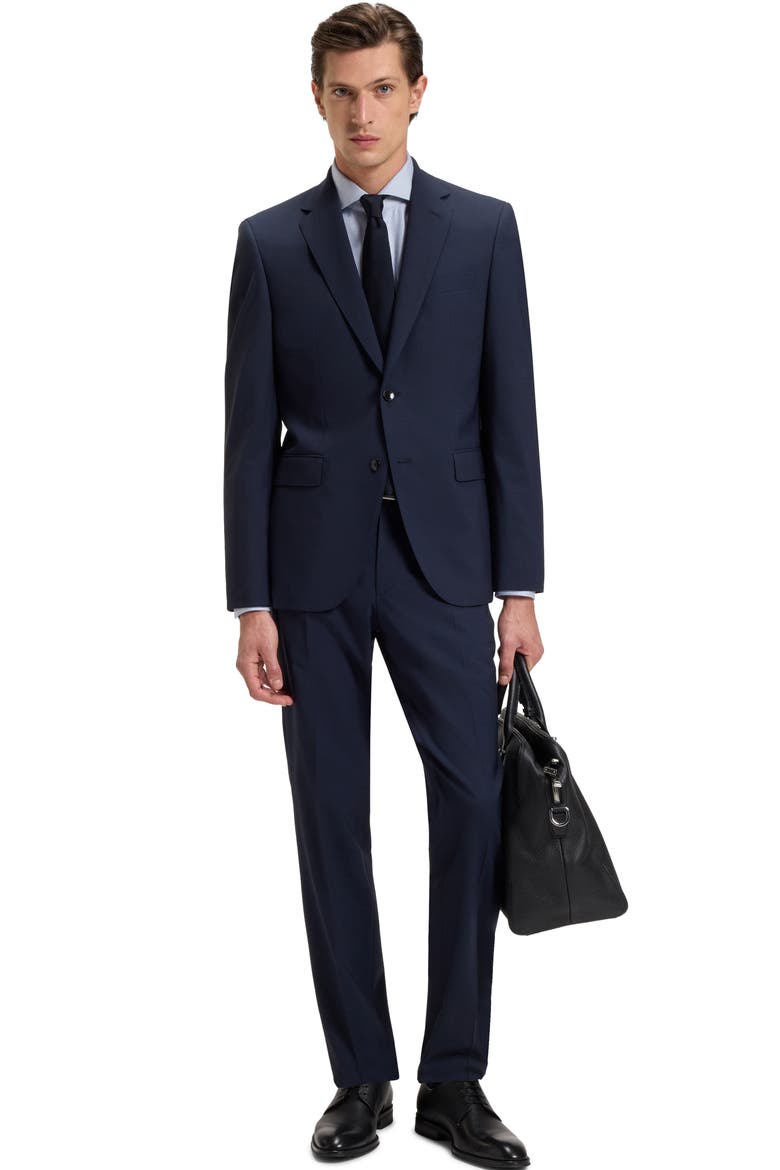 H-Hank Slim Fit Dress Shirt, Alternate, color, LT PAST/BU
