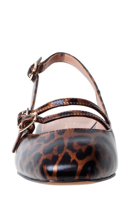 Linea Paolo Cassianx Slingback Mary Jane Pump In Brown