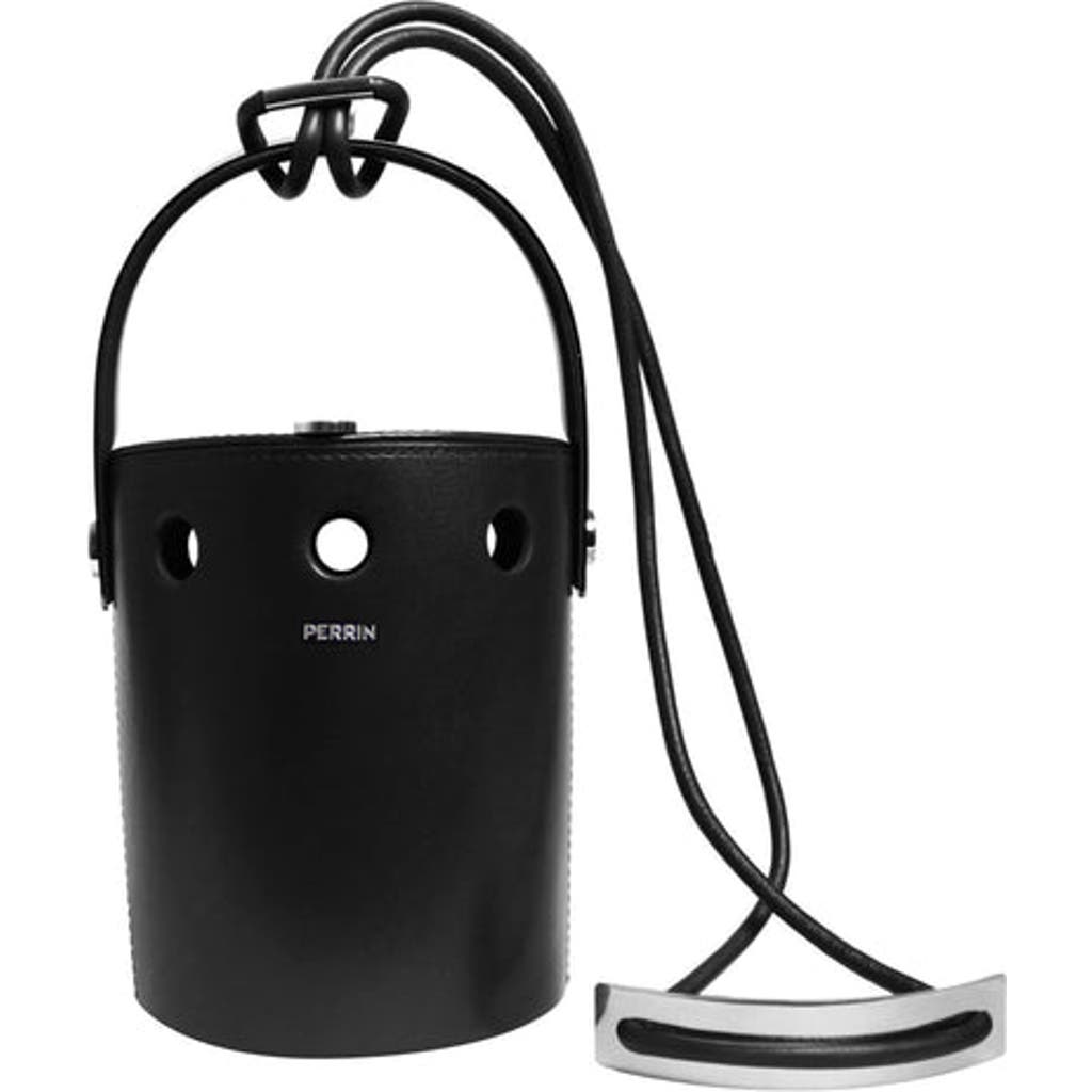 Shop Perrin Paris Le Mini Seau Bucket Bag In Black