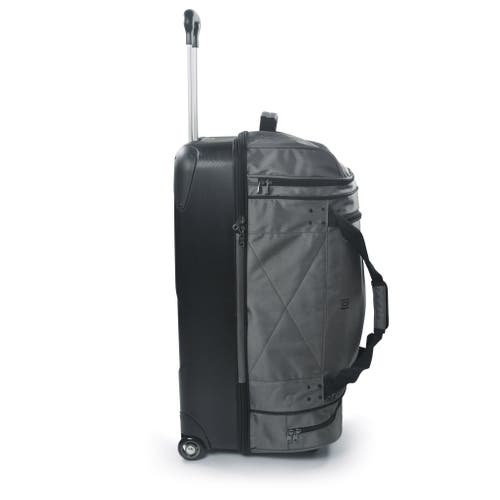 Ful Workhorse 30in Rolling Duffel Bag, Retractable Pull Handle, Split Level Storage