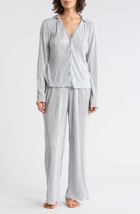 Notch Collar Pajamas