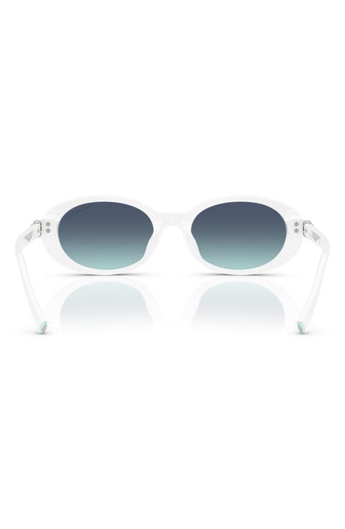 Tiffany & Co . 54mm Oval Sunglasses In Multi