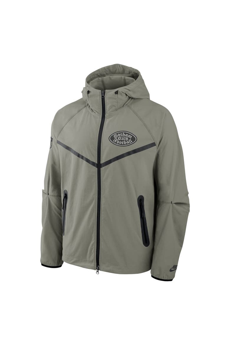 Men's Nike  Green New York Jets Rivalries Collection Tech Raglan Full-Zip Jacket, Alternate, color, Green