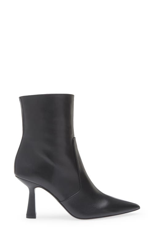 Stuart Weitzman Sculpt Zip Bootie In Black