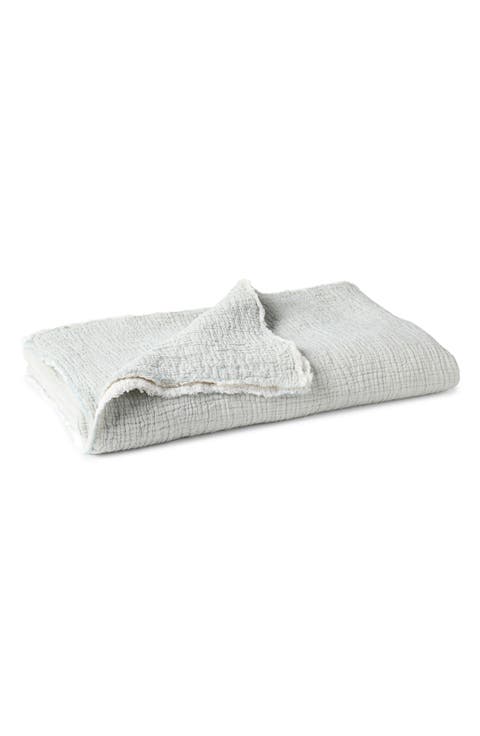 Topanga Organic Cotton Matelassé Throw Blanket