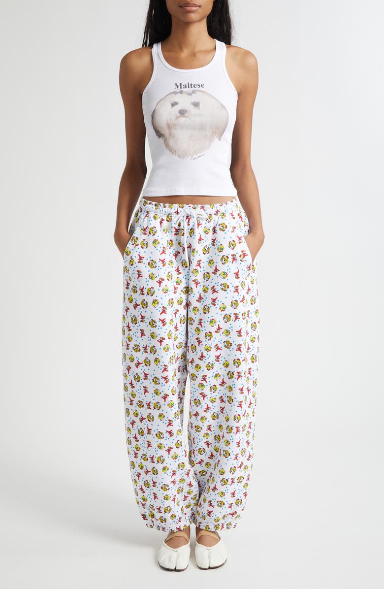 Ashley Williams Maltese Rib Graphic Tank, Alternate, color,