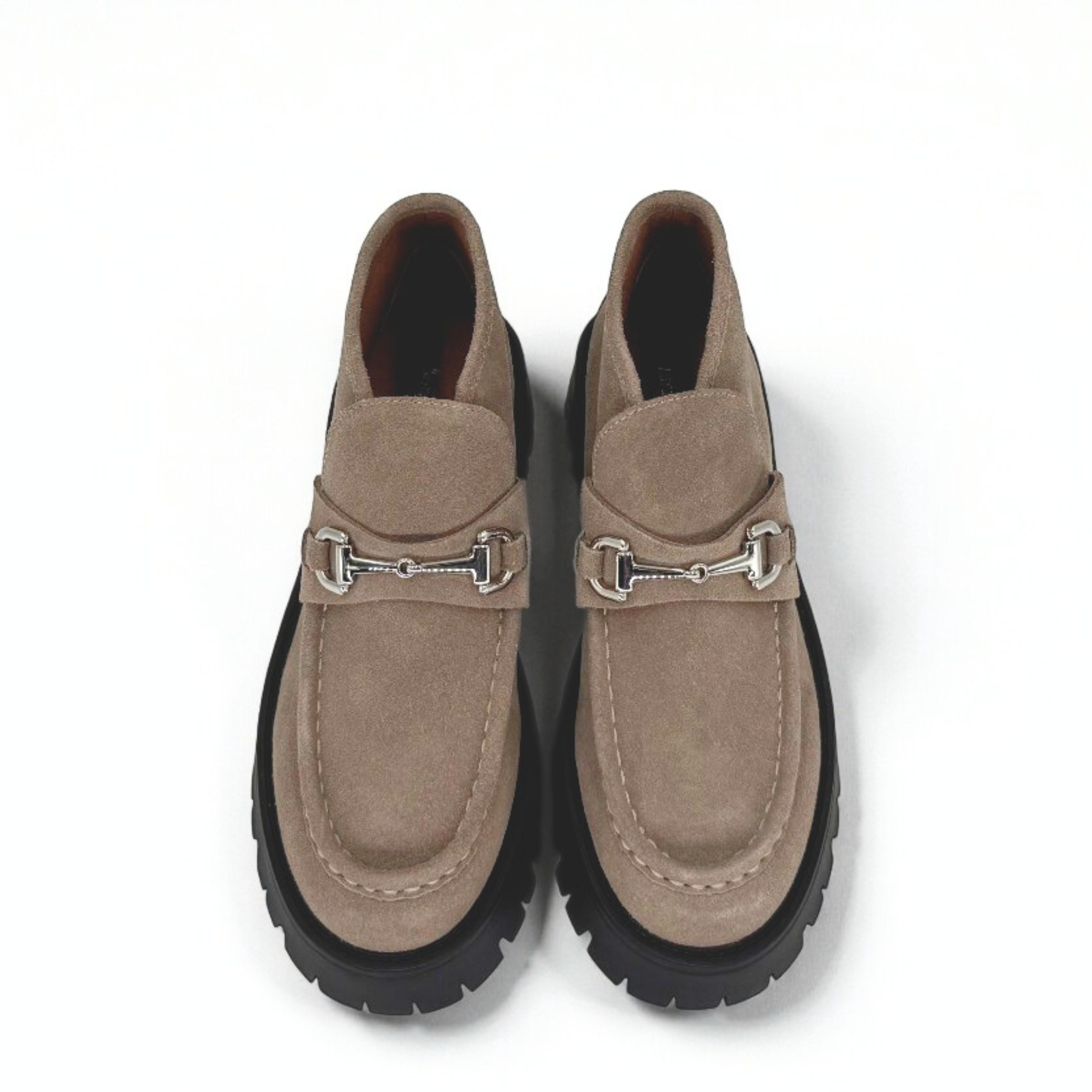 Dario Suede Horsebit Boots, Alternate, color, Taupe