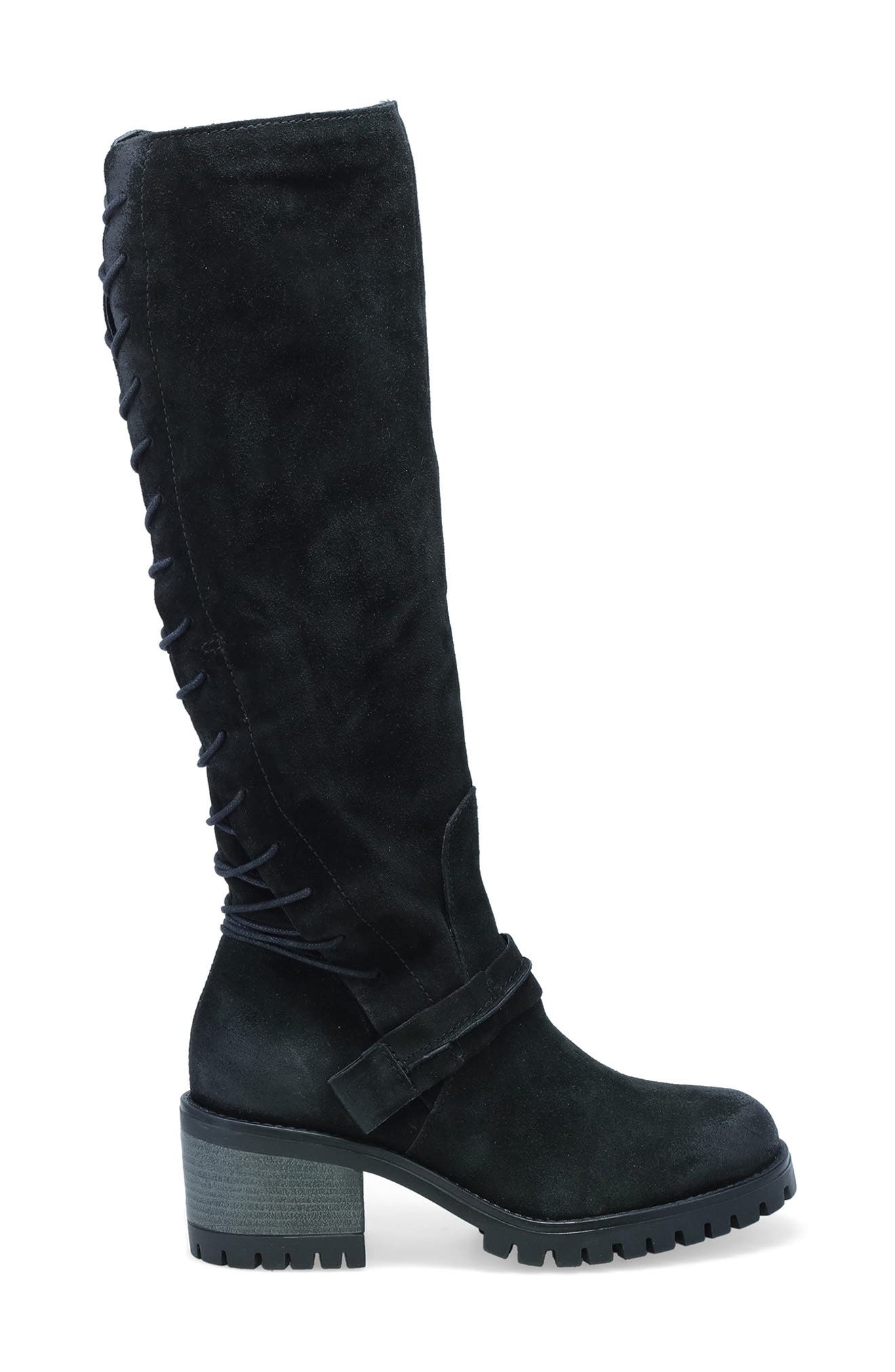 Miz Mooz Mavis Knee High Lace-Up Shaft Boot, Alternate, color, 