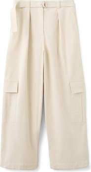 MANGO Belted Cargo Pants