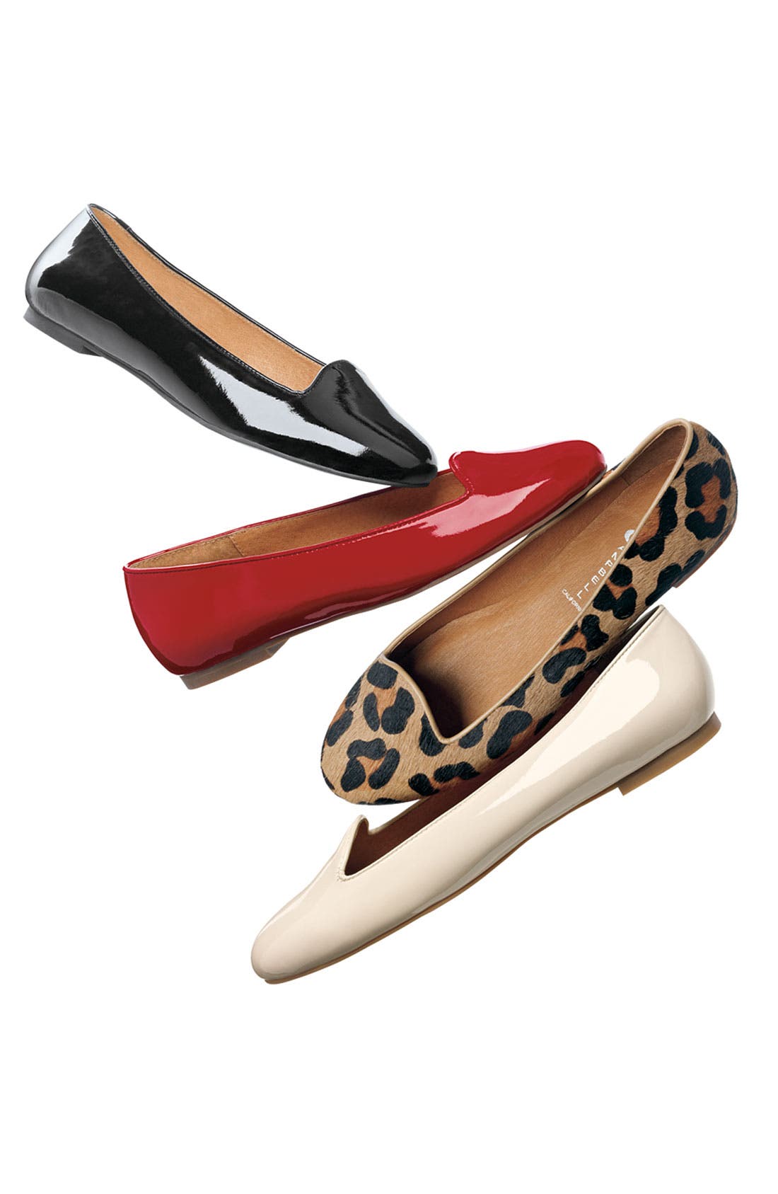 'Mention' Flat, Alternate, color, LEOPARD (HAIRCALF)