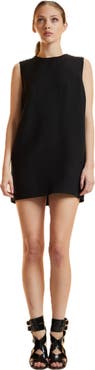Cynthia Rowley Silk Wool Mini Shift Dress
