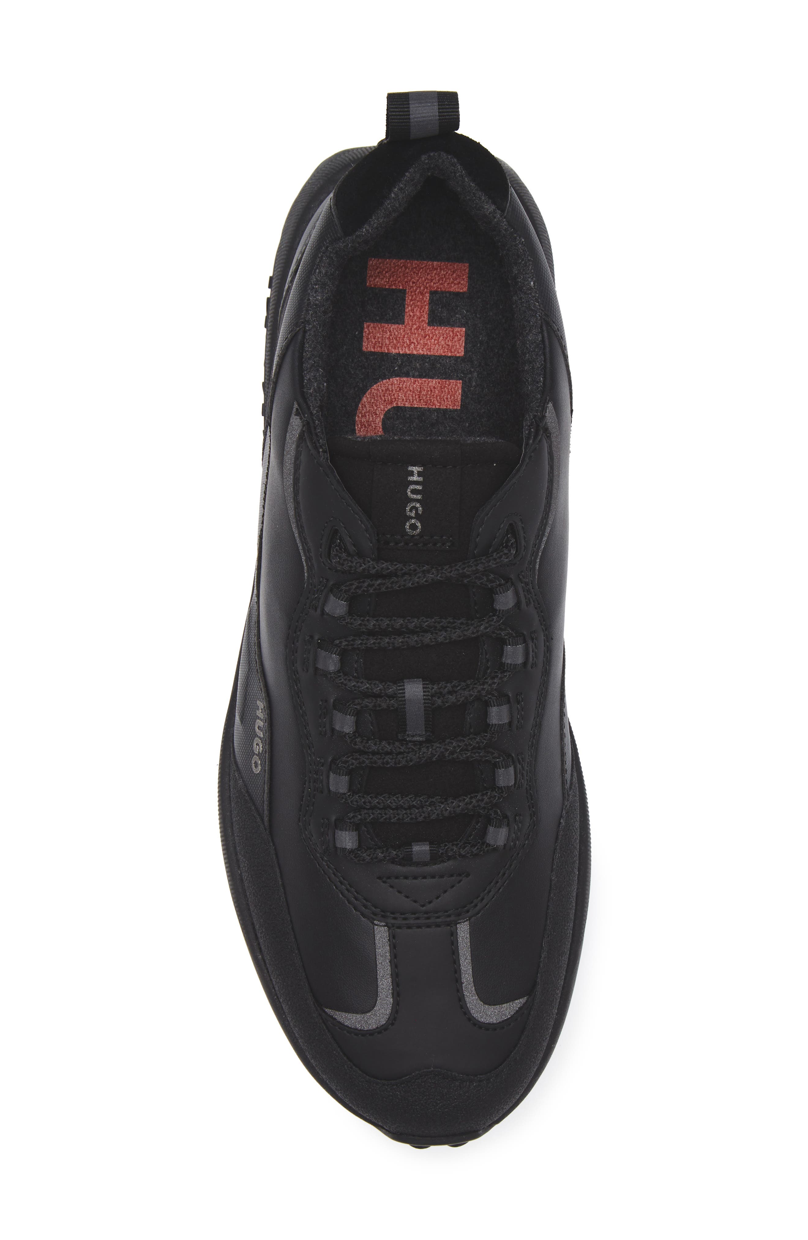 Kane Runn Sneaker, Alternate, color, BLACK