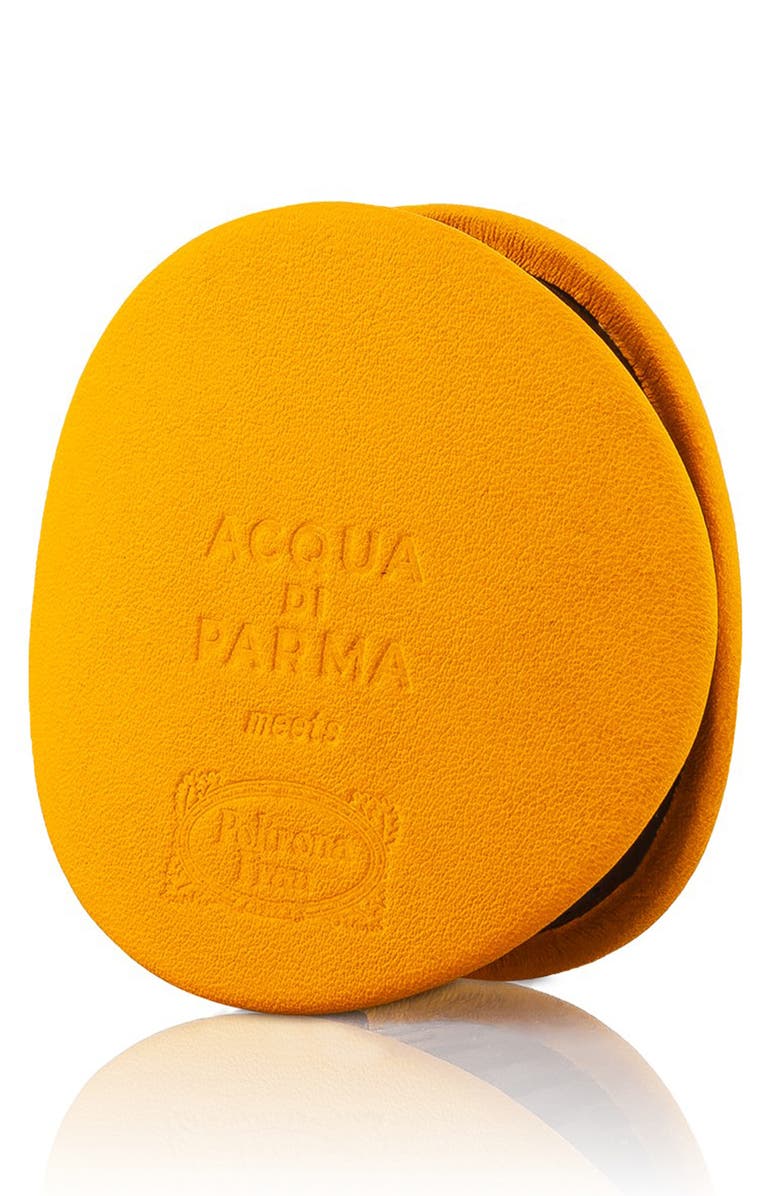 Acqua di Parma x Poltrona Frau Yellow Car Diffuser Leather Case, Alternate, color, 