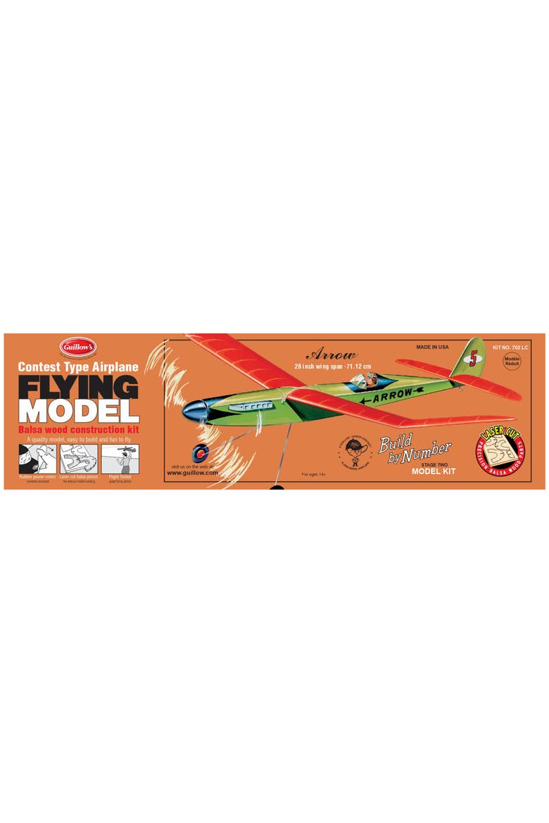 Arrow Build-By-Number Flying Model Kit 702, Main, color, Multicolored