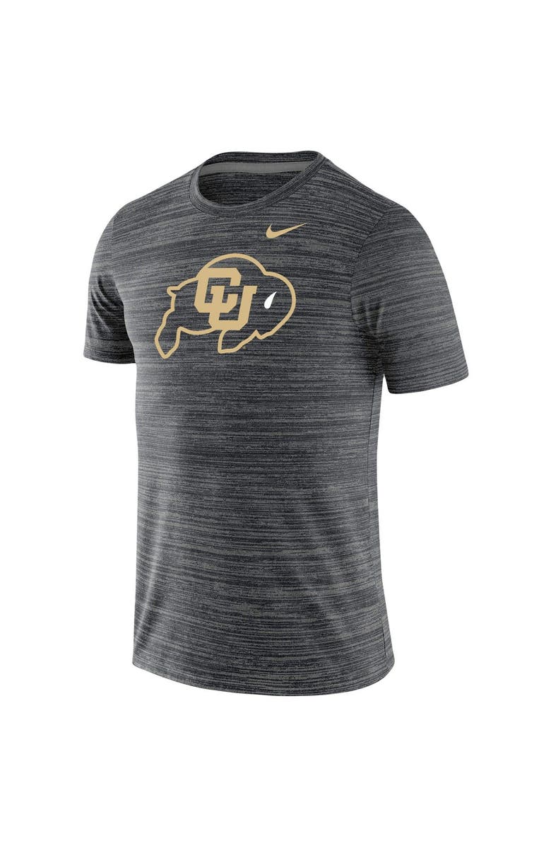 Nike Men's Nike Black Colorado Buffaloes Team Logo Velocity Legend Performance T-Shirt, Alternate, color, 