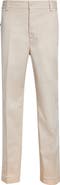 Moncler Stretch Cotton Straight Leg Pants