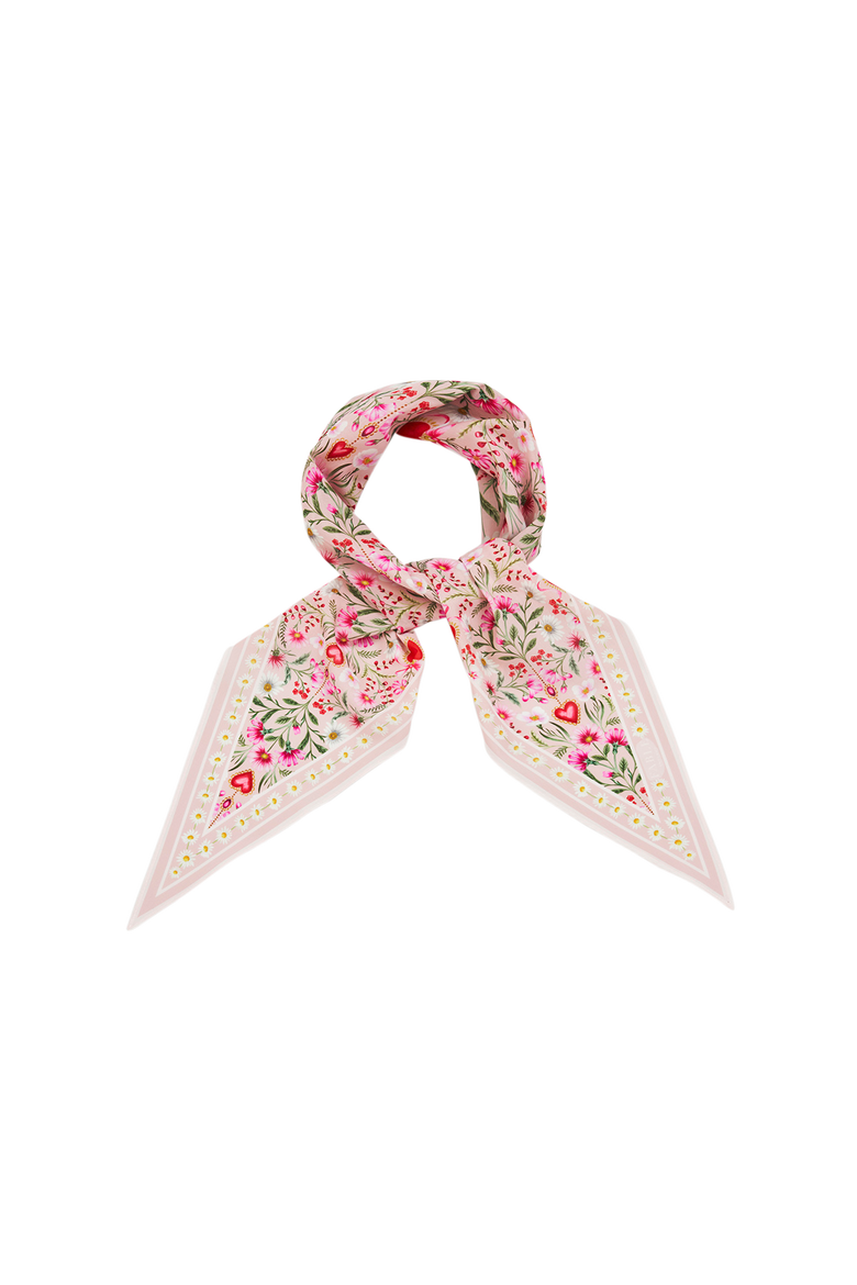 Penelope Heart Triangle Scarf, Alternate, color, Light/Pastel Pink
