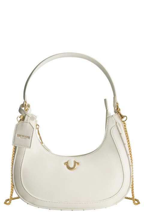 Zip Top Crescent Hobo Bag