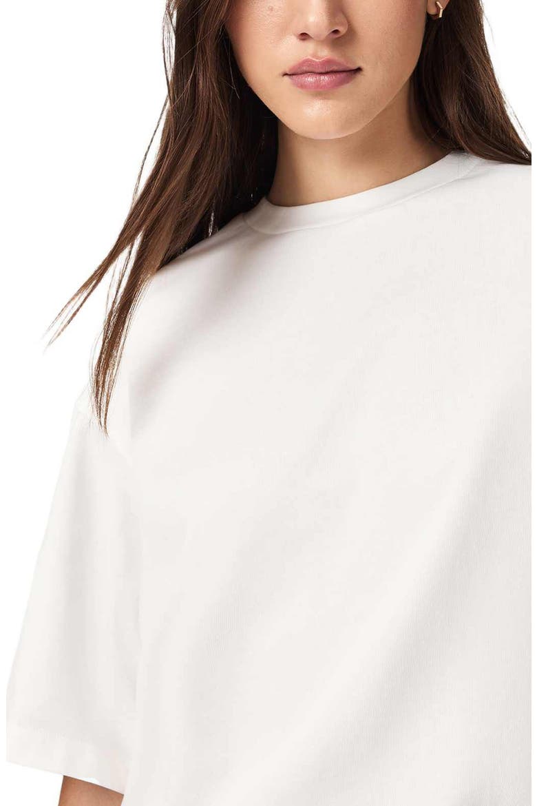 Esme Amelie Crochet Heart Back T-Shirt, Alternate, color, ECRU WHITE