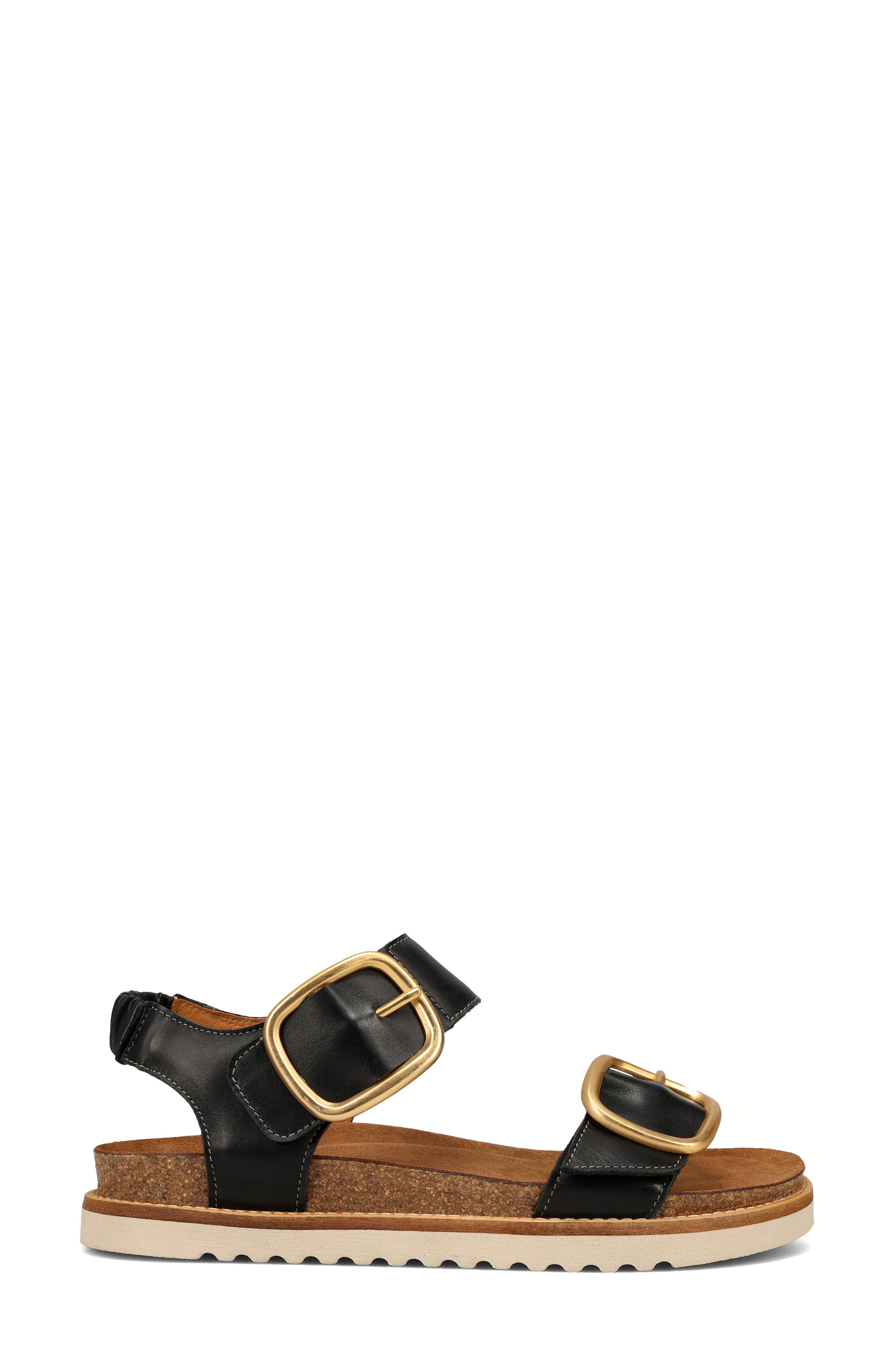 Taos On the Double Sandal, Alternate, color, Black