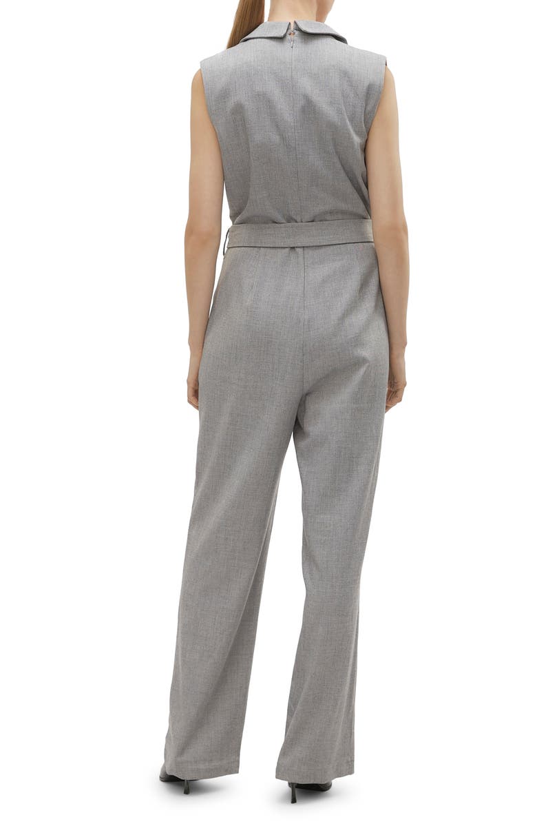 VERO MODA Yolanda Sleeveless Belted Jumpsuit, Alternate, color, 