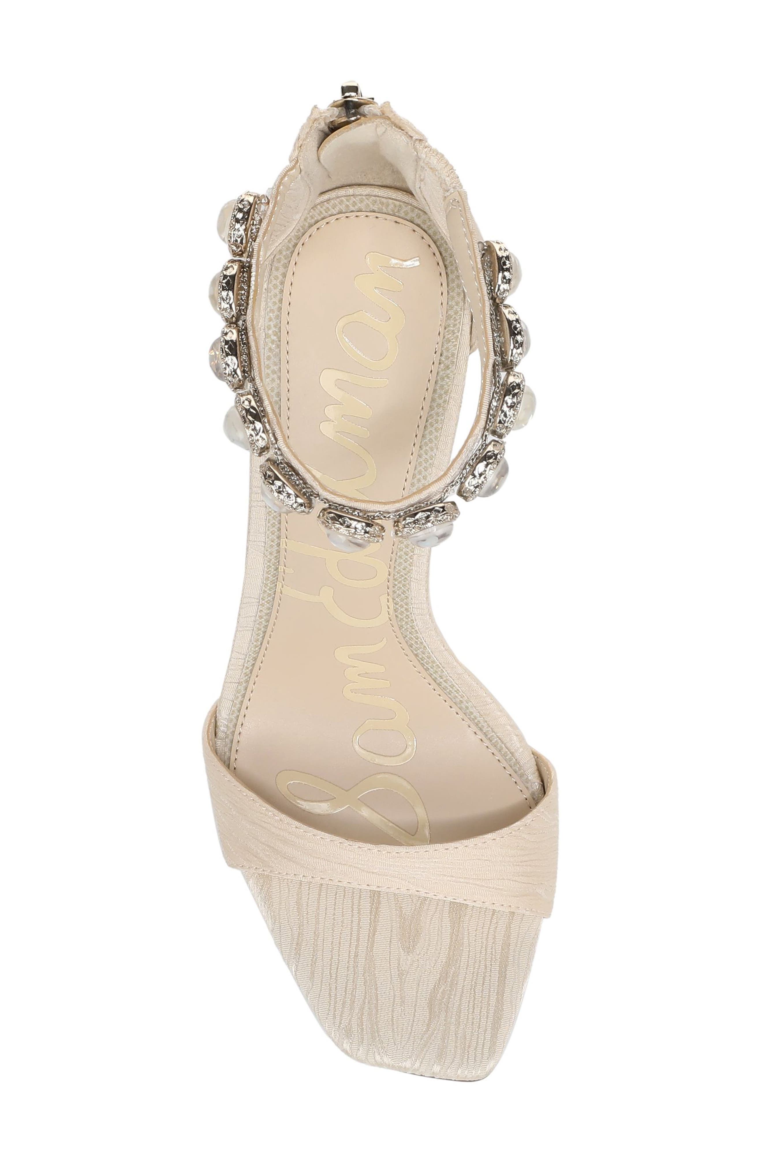 Lyra Ankle Strap Sandal, Alternate, color, VANILLA BEAN