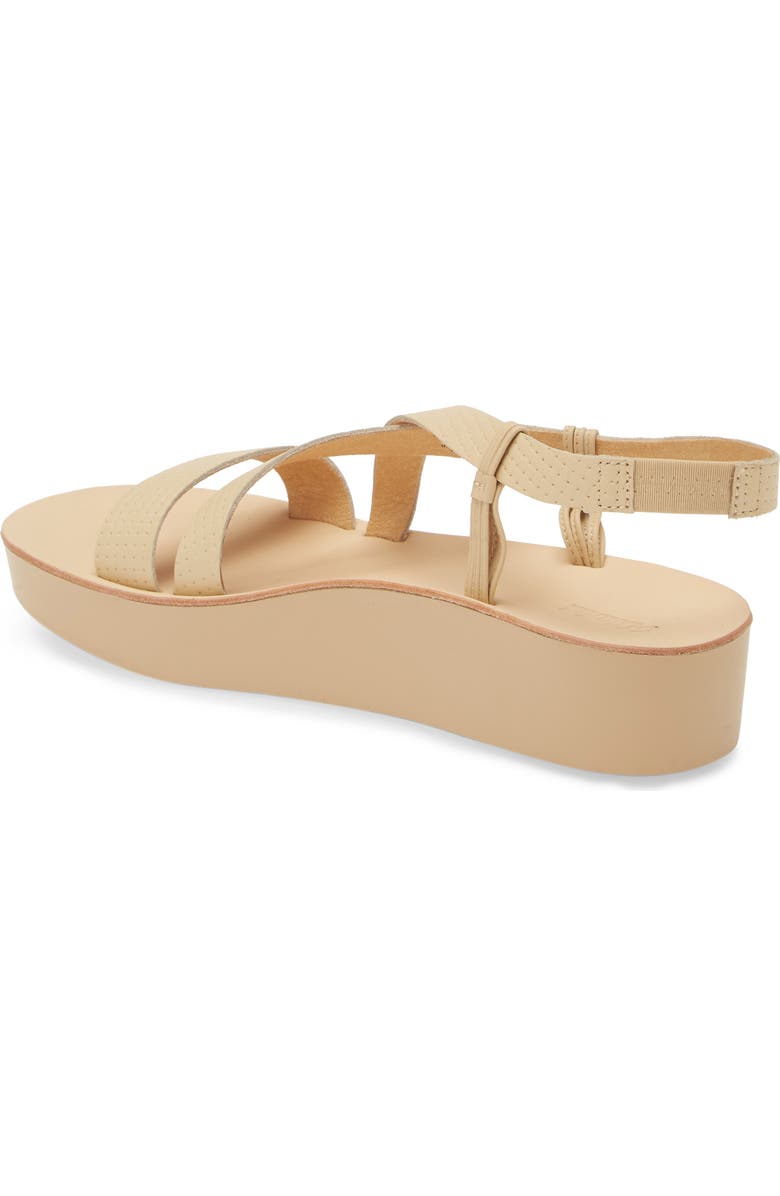OluKai Onohi Strappy Platform Sandal, Alternate, color, Warm Beige / Warm Beige