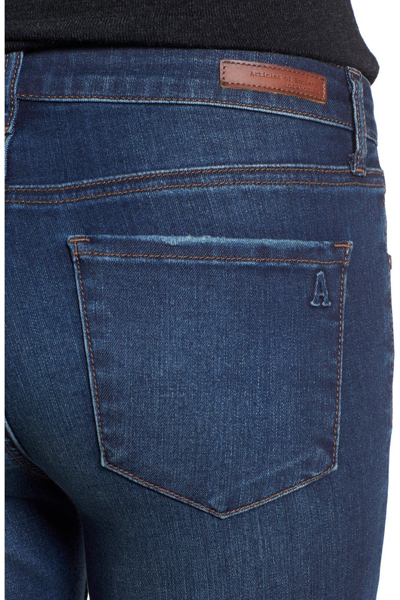 Sarah Skinny Jeans, Alternate, color, SILVER LAKE