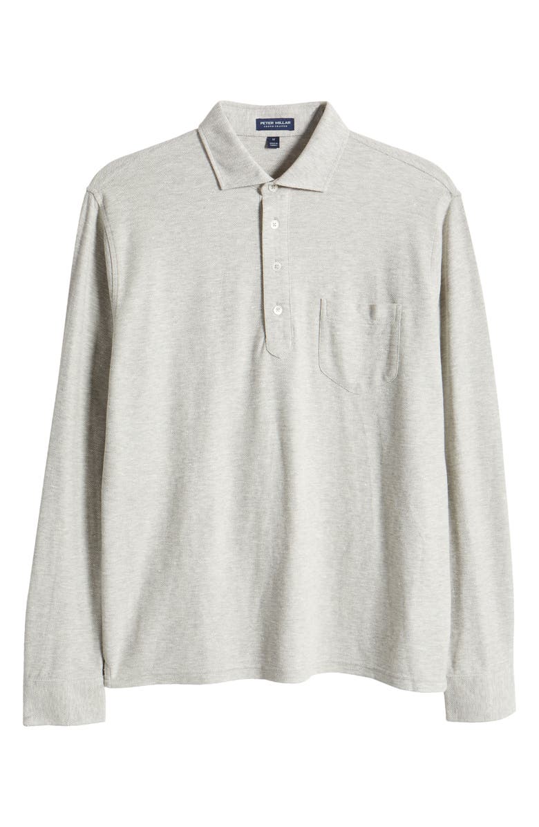 Peter Millar Crown Crafted Croxley Long Sleeve Polo, Alternate, color,
