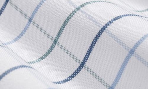 Brooks Brothers Tattersall Check Wrinkle Resistant Stretch Cotton Button-down Shirt In White
