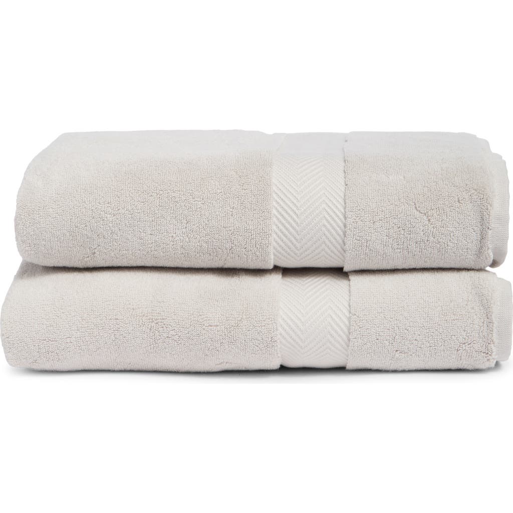 Nordstrom Organic Hydrocotton Set Of 2 Bath Sheets In Gray