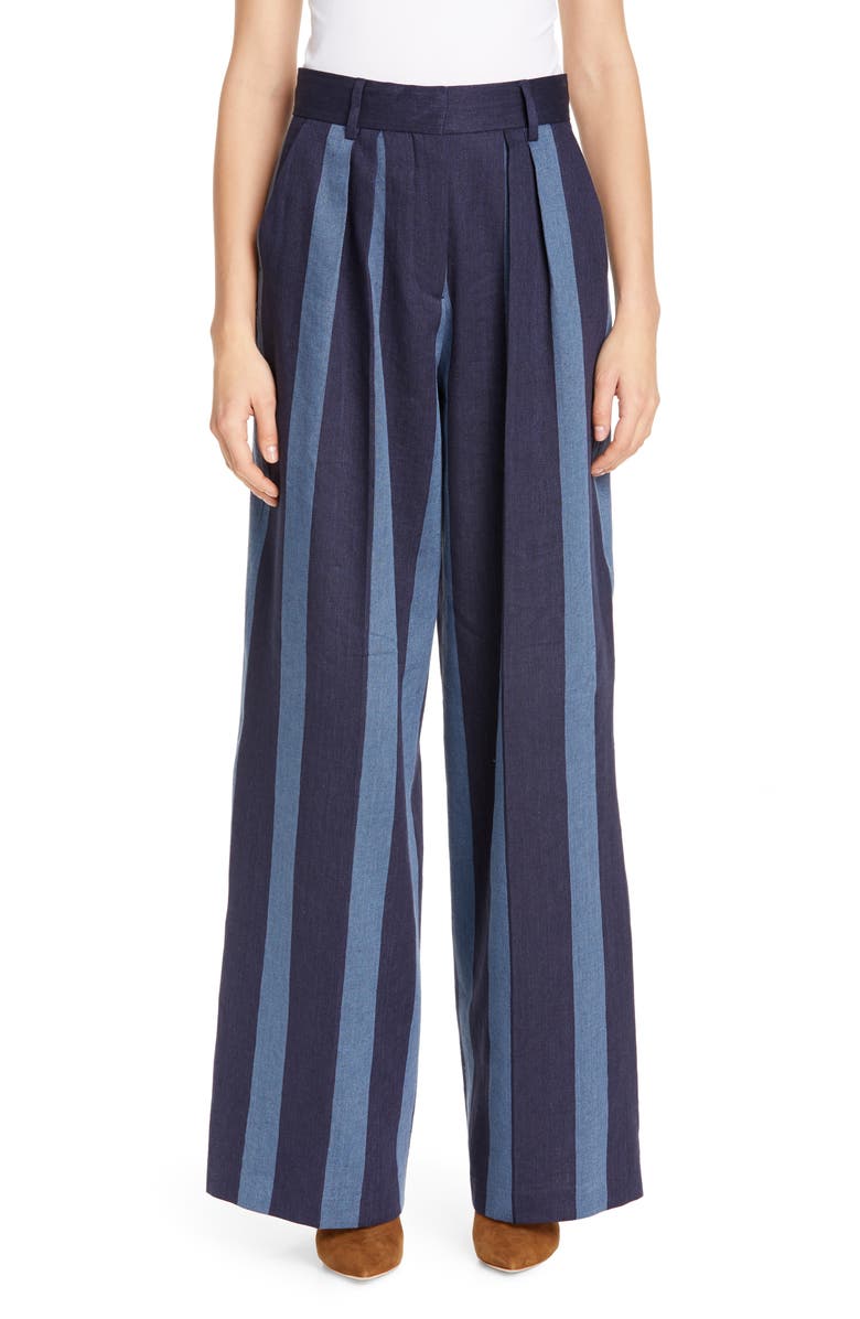 Tommy x Zendaya Stripe Denim Pants, Main, color,