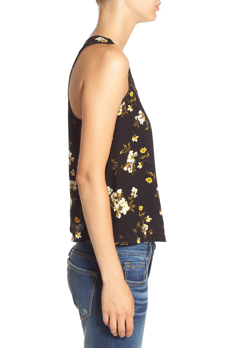 Chloe & Katie Floral Print Swing Tank, Alternate, color, 