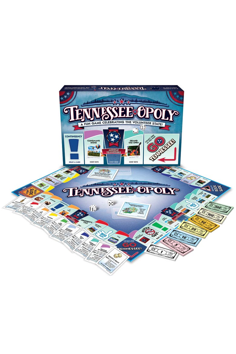 Tennessee Opoly Board Game, Alternate, color, Multicolored