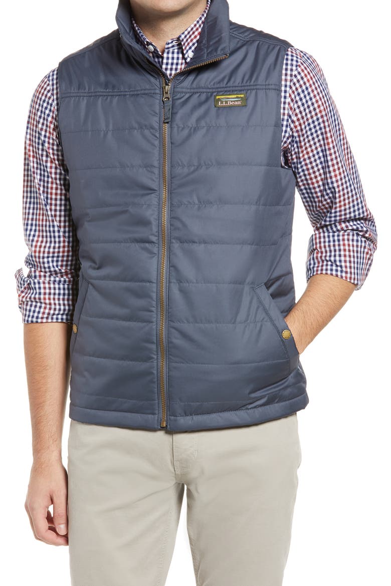 Men's Mountain Classic Weather Resistant Puffer Vest, Alternate, color, GUNMETAL GRAY