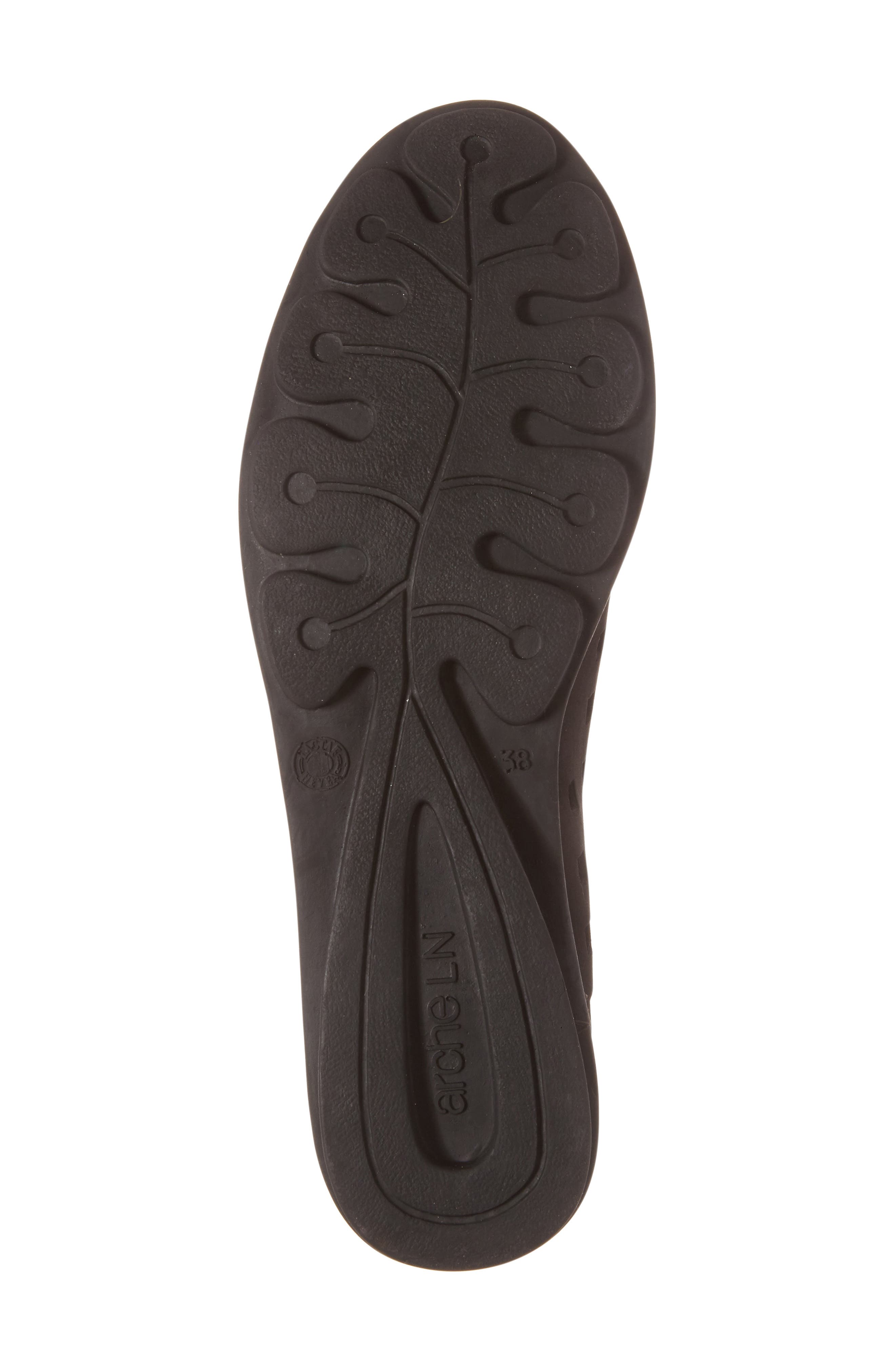 'Drick' Flat, Alternate, color, NOIR NUBUCK LEATHER