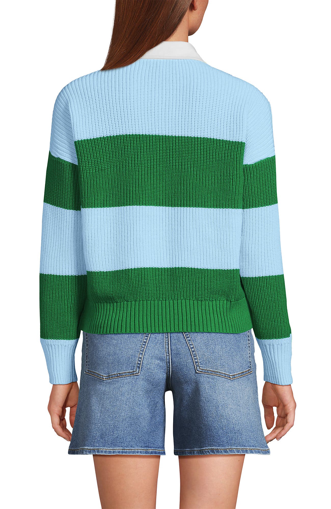 Drifter Rugby with Woven Collar Sweater - image 4