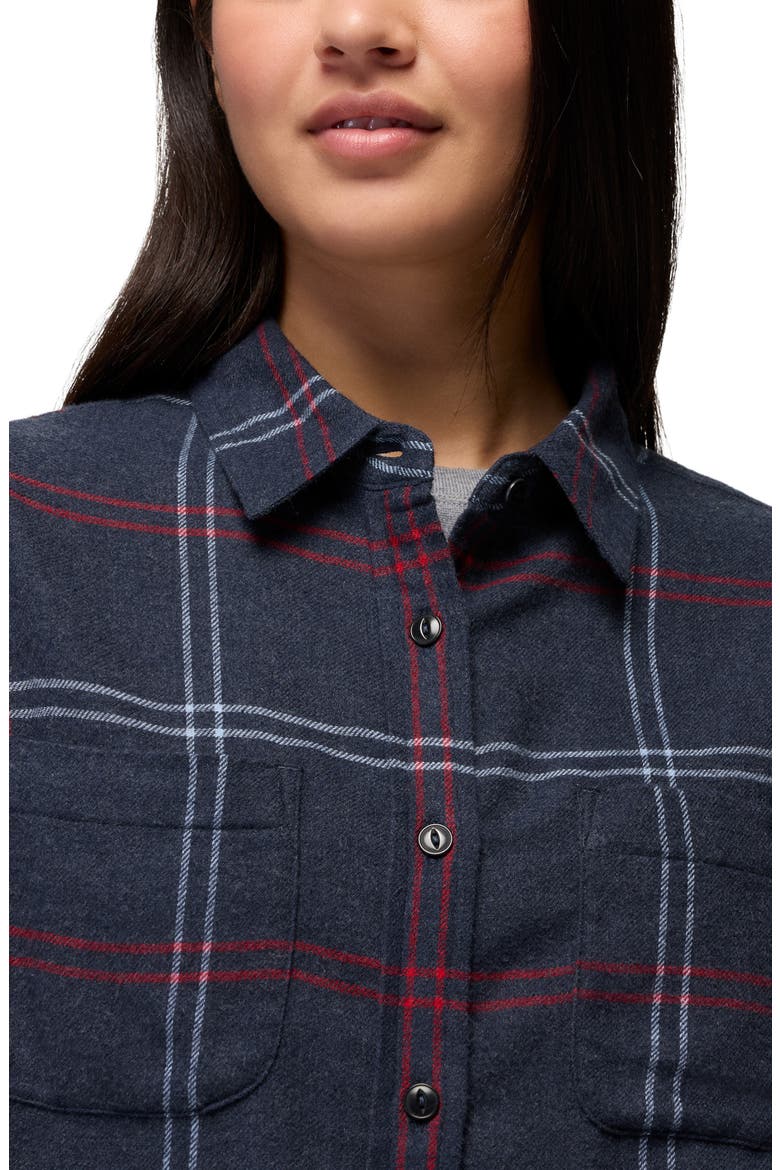 Cabin Core Plaid Flannel Shirt, Alternate, color, NAUTICAL