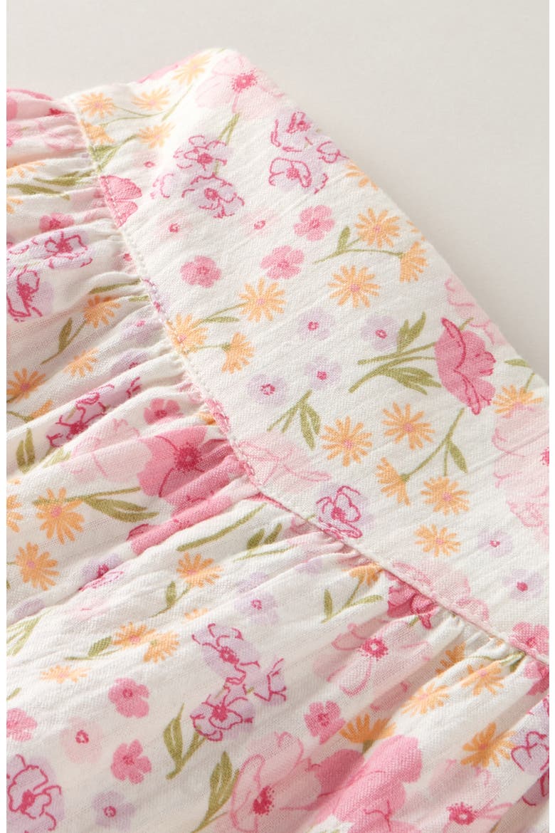 Kids' Flutter Shorts, Alternate, color, IVORY EGRET POPPY GARDEN