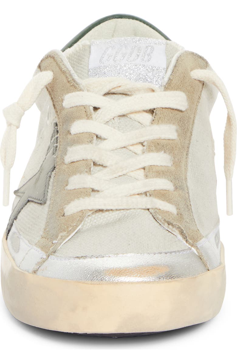 Golden Goose Super-Star Low Top Sneaker, Alternate, color, Grey/ Green