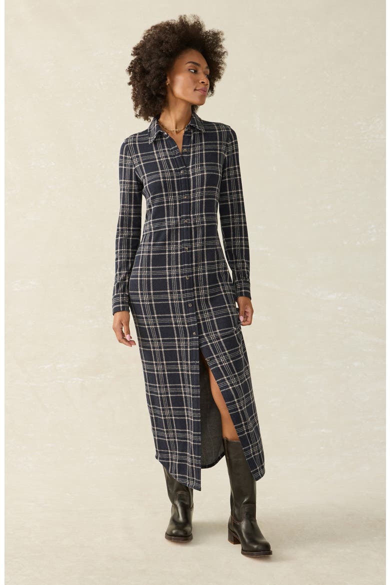 Legend Plaid Long Sleeve Shirtdress, Alternate, color, DAKOTA PLAID