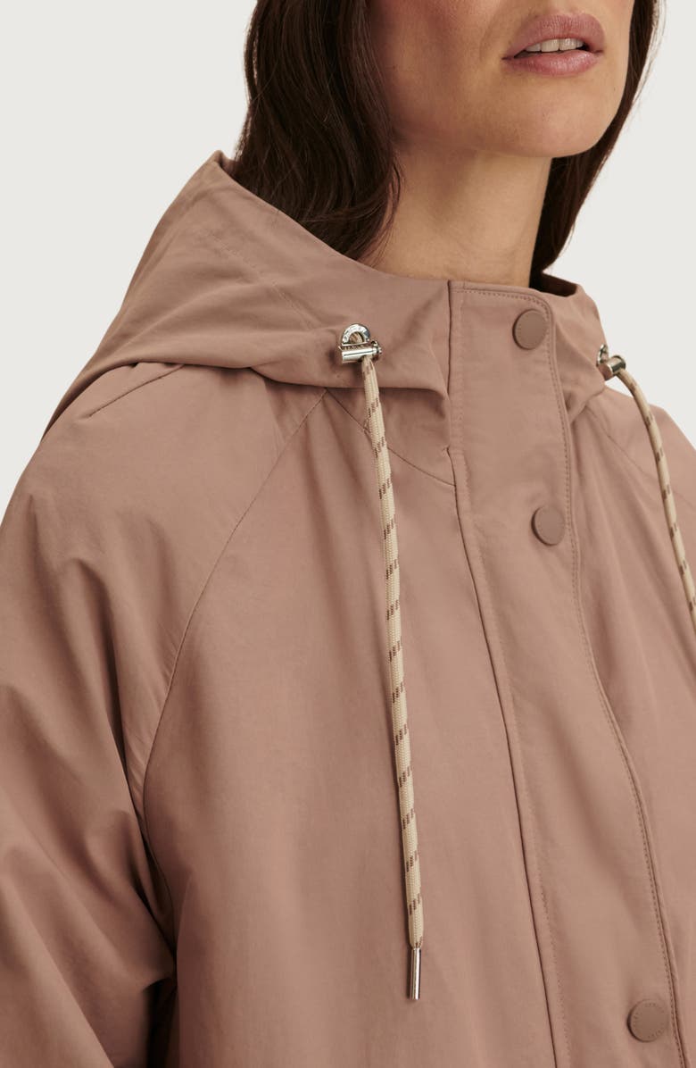 Varley Isla Lightweight Long Jacket, Alternate, color, Brownie